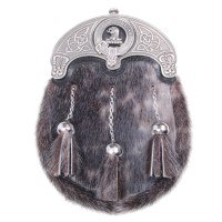 Dress Sporran <br>Clan Macnicol Crest 