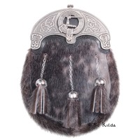 Dress Sporran <br>Clan Macrae Crest 