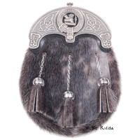 Dress Sporran <br>Clan Nicolson Crest 