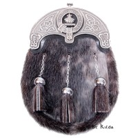 Dress Sporran <br>Clan Pringle Crest 