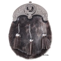 Dress Sporran <br>Clan Robertson Crest 