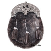Dress Sporran <br>Clan Rollo Crest 