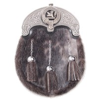 Dress Sporran <br>Clan Inglis Crest 