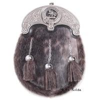 Dress Sporran <br>Clan Trotter Crest 