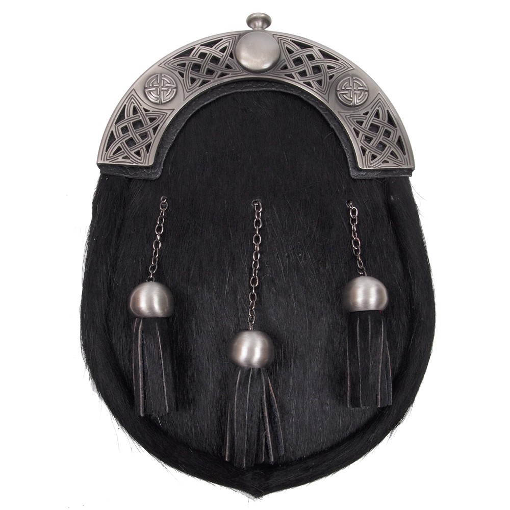 Dress Sporran: Pierced Celtic Knotwork