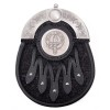 Tweed Sporran with Clan Crest