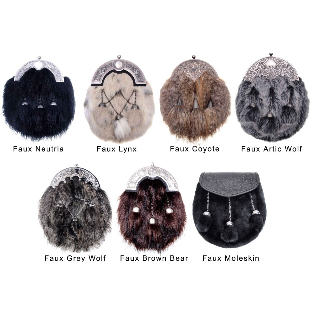 Faux Fur Dress Sporran