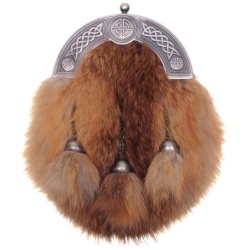 Red Fox Fur Dress Sporran