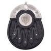 Tweed Sporran with Clan Crest