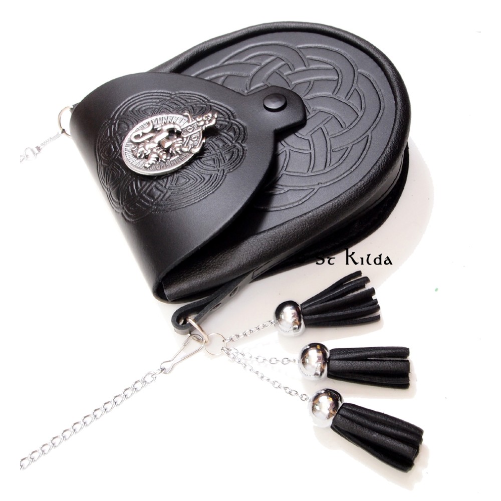 Sporranbag: Clan Crest Sporran Shoulder Bag / Handbag
