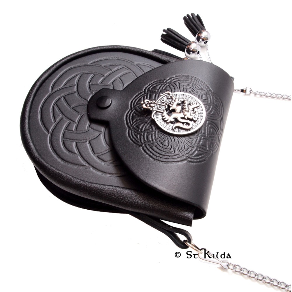 Sporranbag: Clan Crest Sporran Shoulder Bag / Handbag