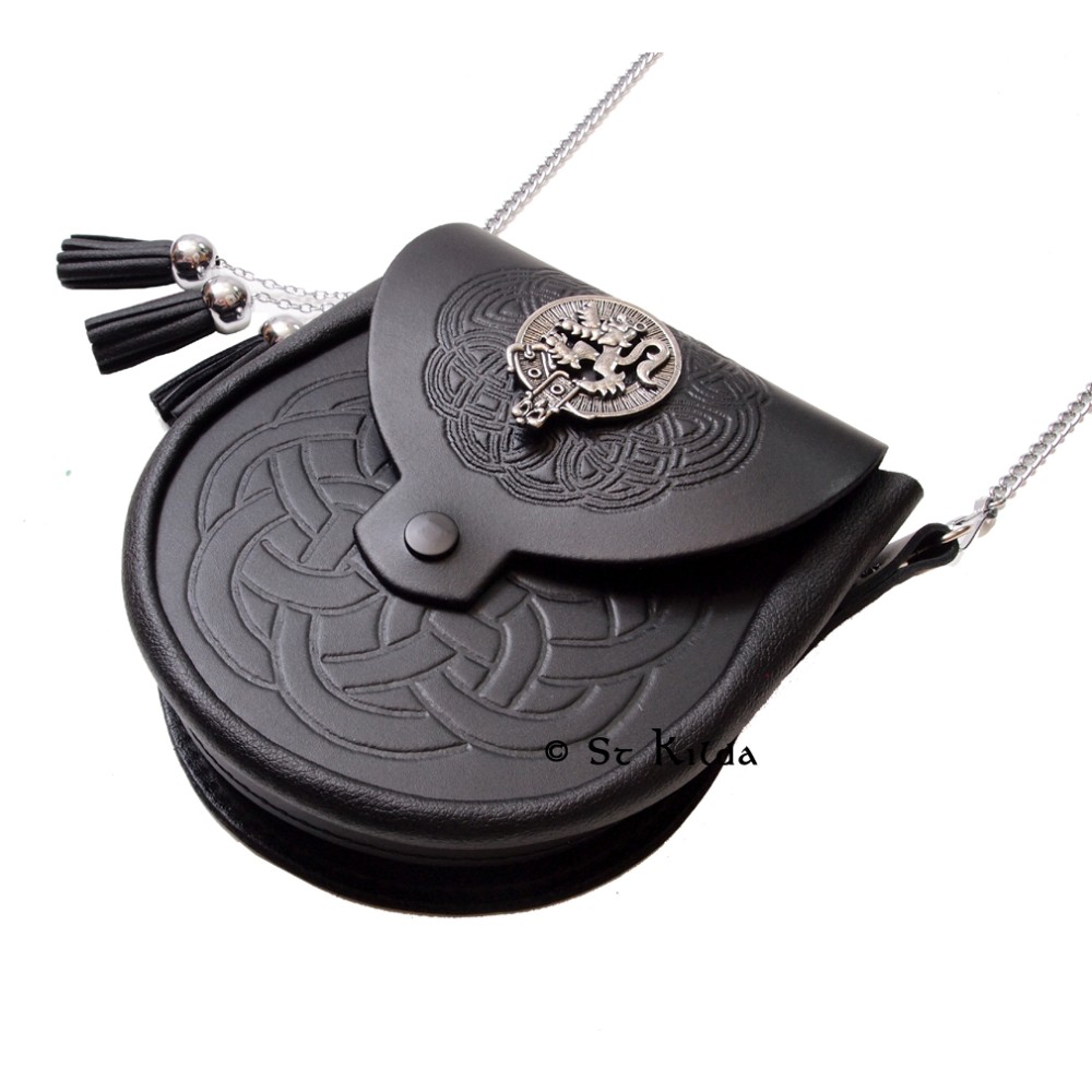 Sporranbag: Clan Crest Sporran Shoulder Bag / Handbag