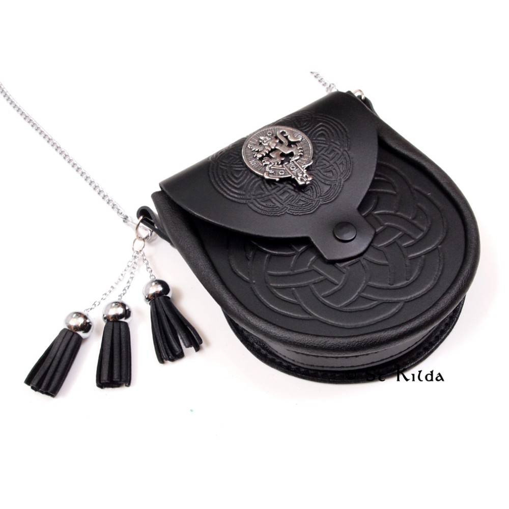 Sporranbag: Clan Crest Sporran Shoulder Bag / Handbag