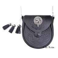 Sporranbag: Clan Crest Sporran Shoulder Bag / Handbag