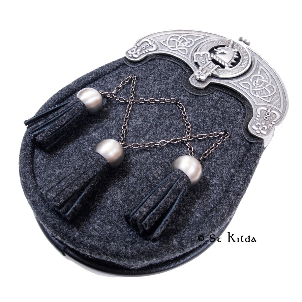 Dress Sporran Scottish Clan Crest 