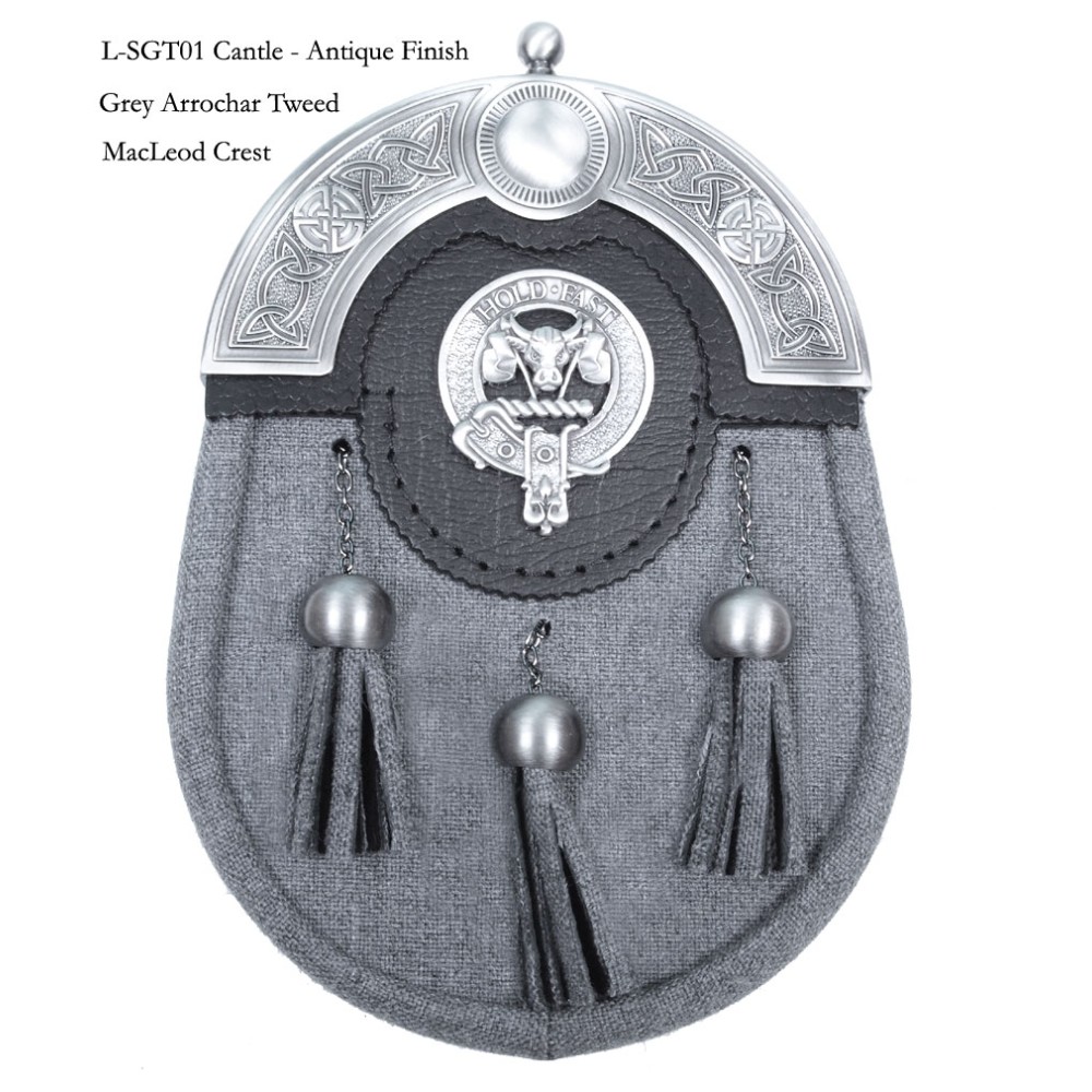 Dress Sporran Scottish Clan Crest 