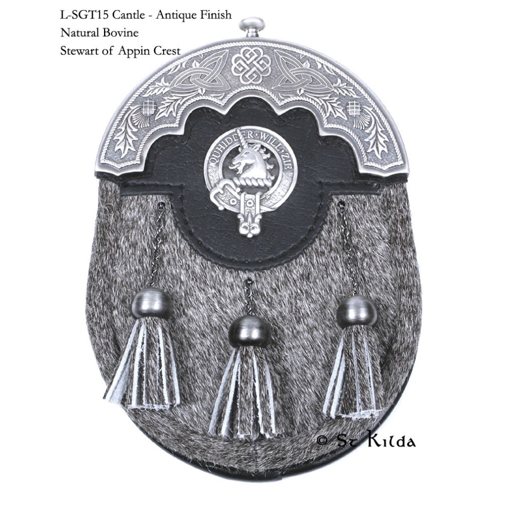 Dress Sporran Scottish Clan Crest 