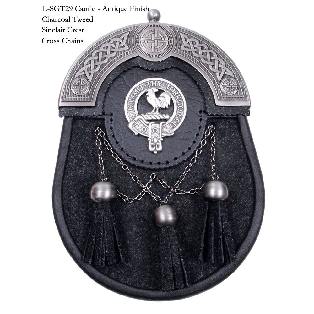 Dress Sporran Scottish Clan Crest 