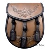 Celtic Knot Brown Day Sporran