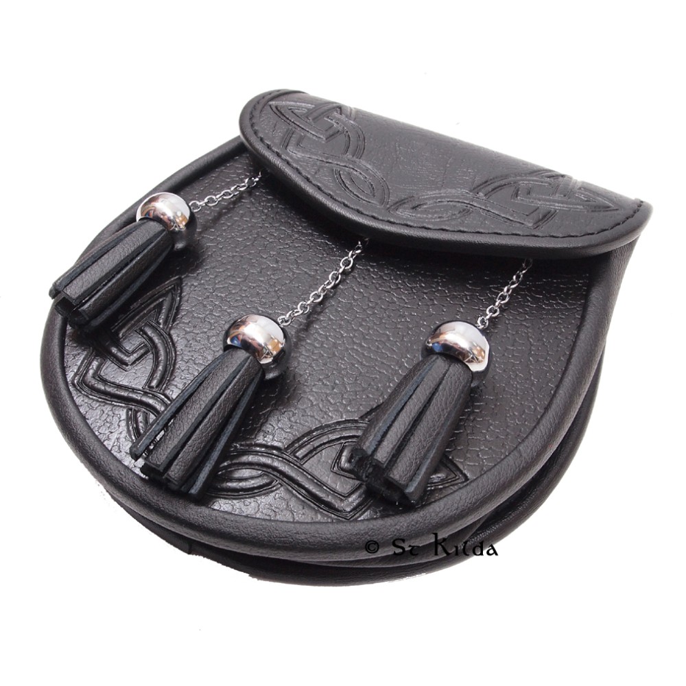 Day Sporran with Metal Tassels