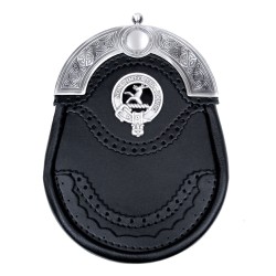 Brogue Dress Sporran with Clan Crest 