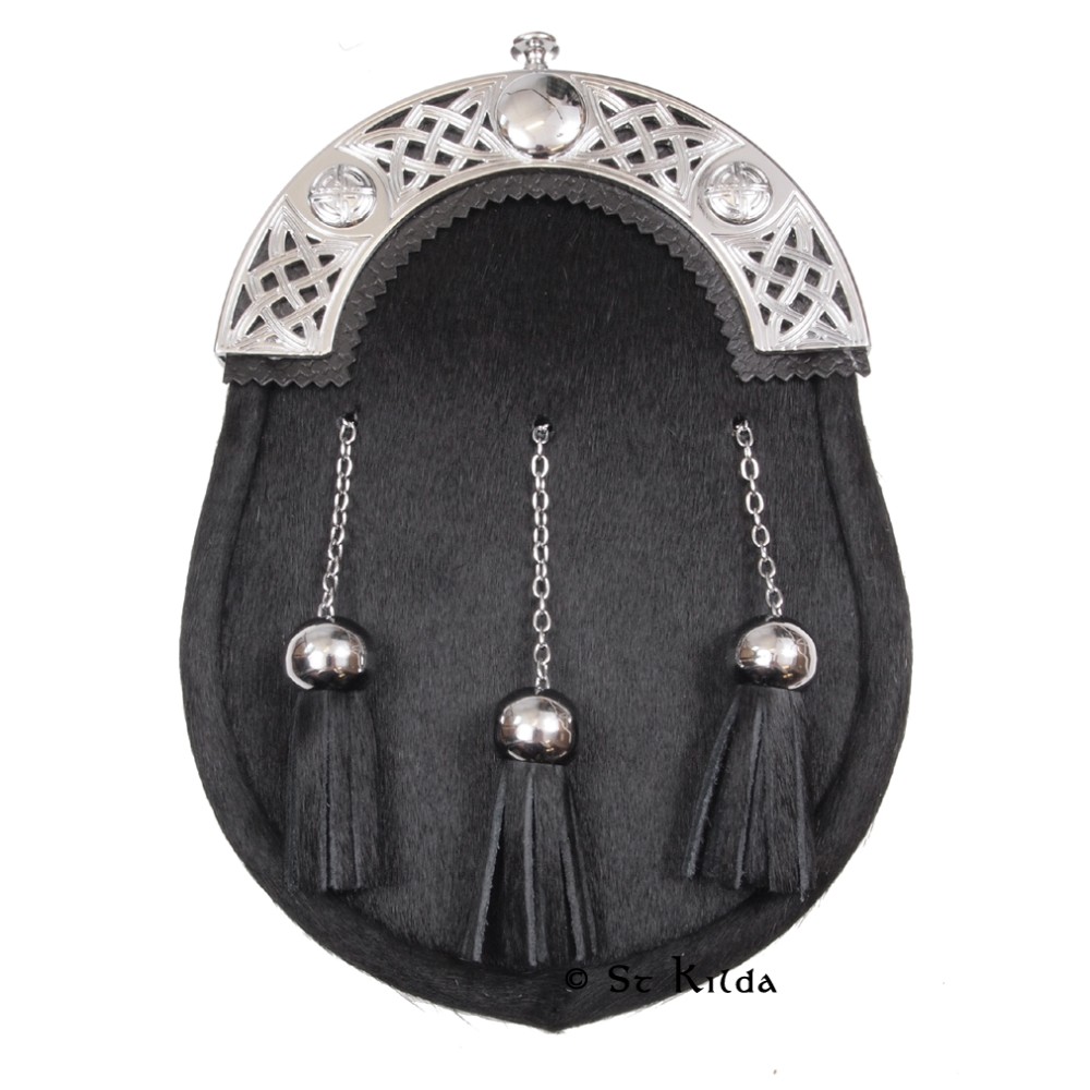 Dress Sporran: Pierced Celtic Knotwork