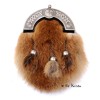 Red Fox Fur Dress Sporran