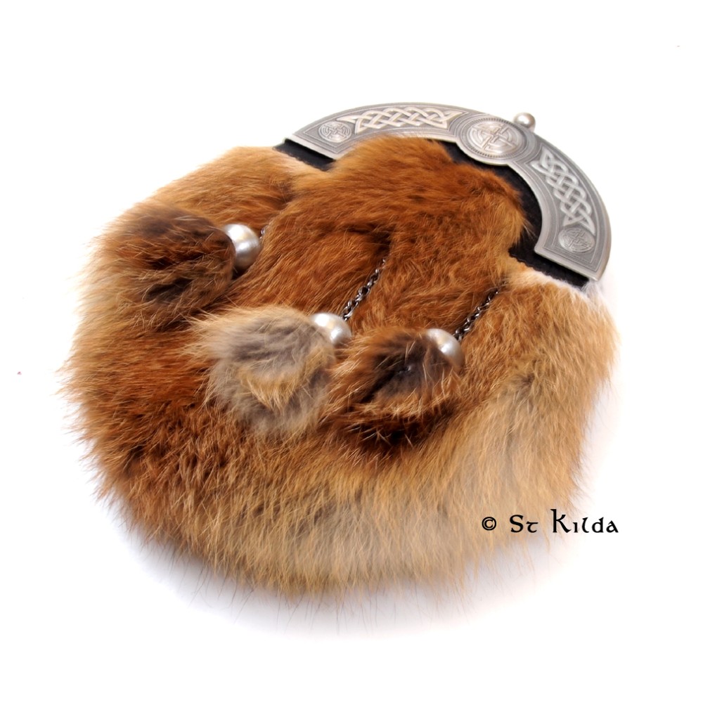 Red Fox Fur Dress Sporran