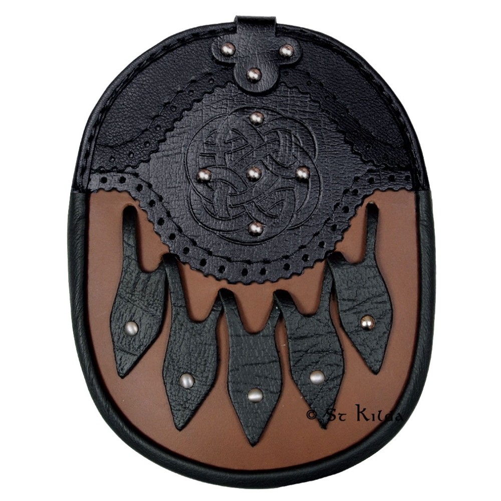 Hunting Sporran - Traditional Brogued Hunter's Sporran