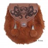 Brown Highland Cow Semi-Dress Sporran