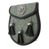 Irish Shamrock Tweed Semi-Dress Sporran