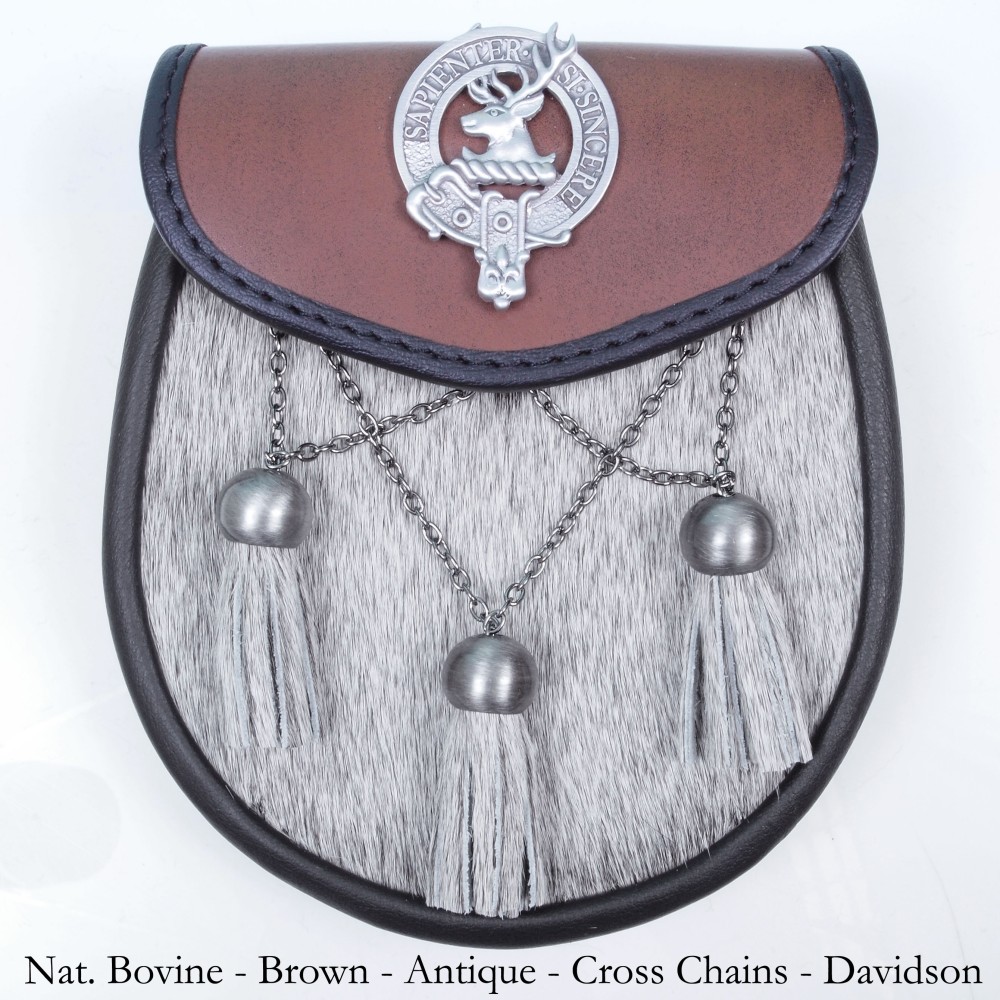 Semi-Dress Sporran Scottish Clan Crest
