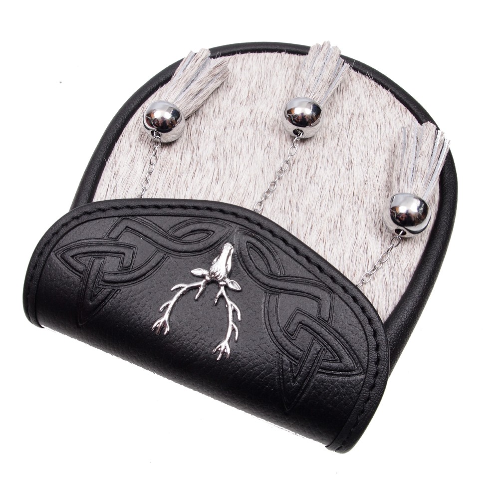 Semi-Dress Sporran Stag Crest