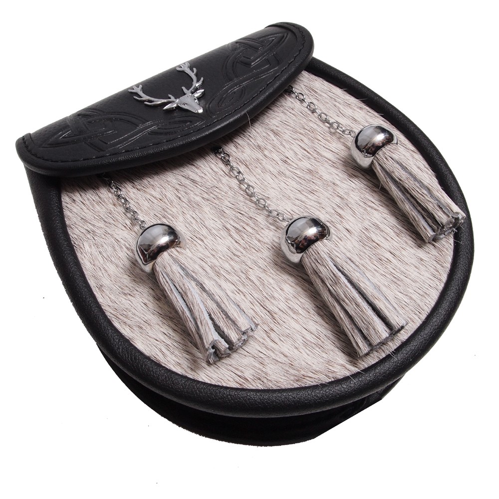 Semi-Dress Sporran Stag Crest