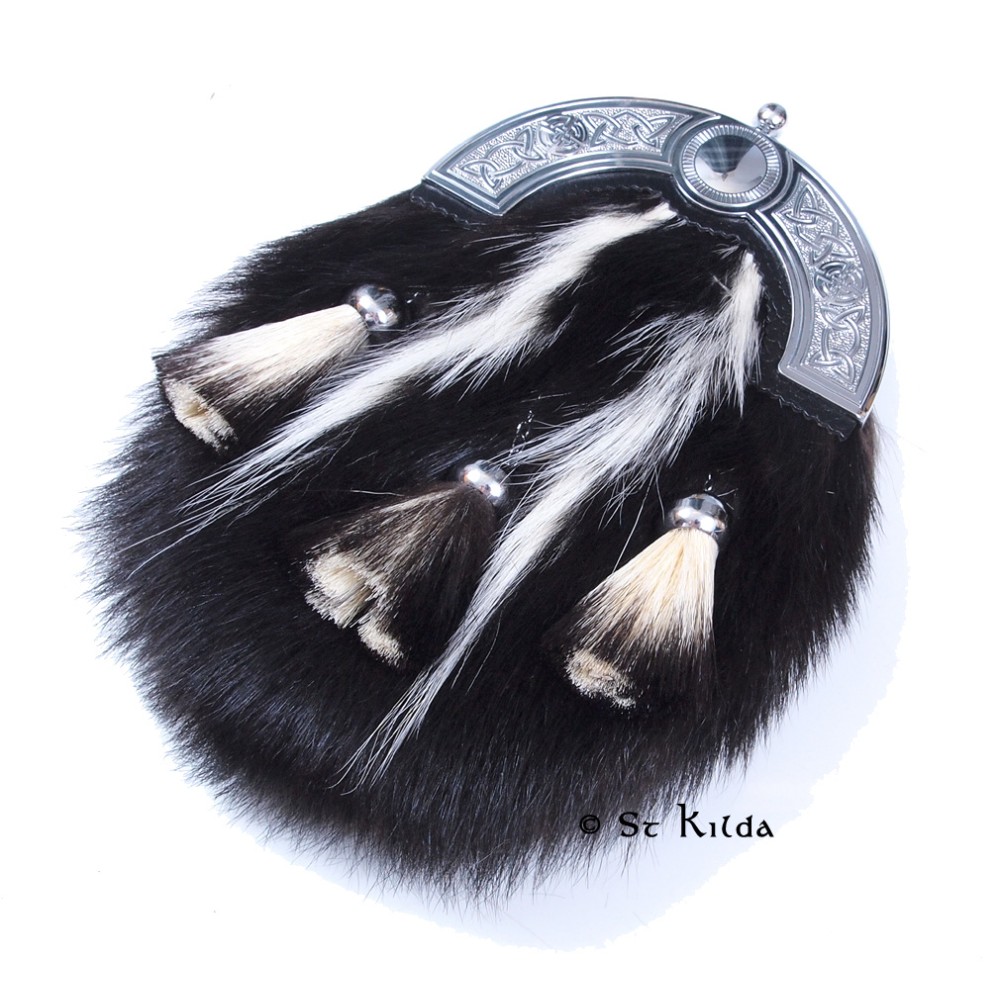 Skunk Fur Dress Sporran