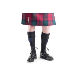 Plain Black Kilt Hose