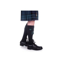 Kilt Hose - Thistle, Black