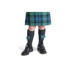 Clearance Children's Charcoal Kilt Hose - Size 12.5 to 3.5