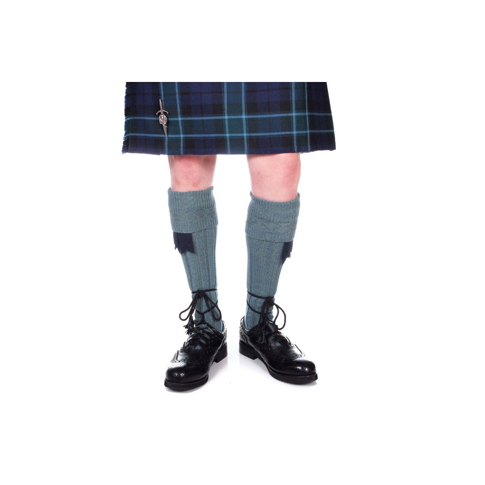 Clearance Children's Lovat Blue Kilt Hose - Size 12.5 to 3.5