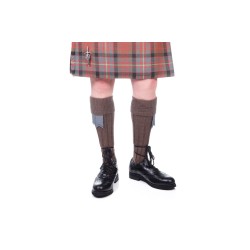 Clearance Brown Kilt Hose - Small Only