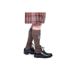 Clearance Brown Kilt Hose - Small Only