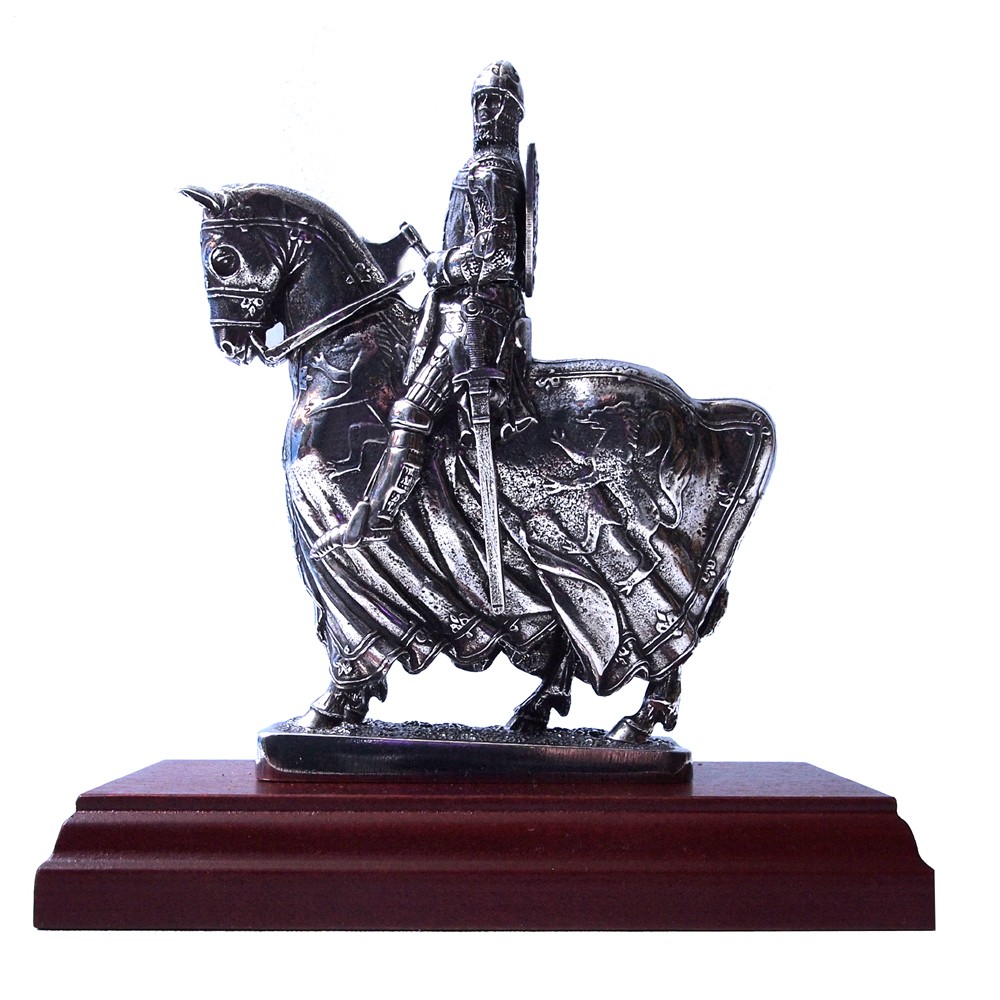 Robert the Bruce on Warhorse Figurine 